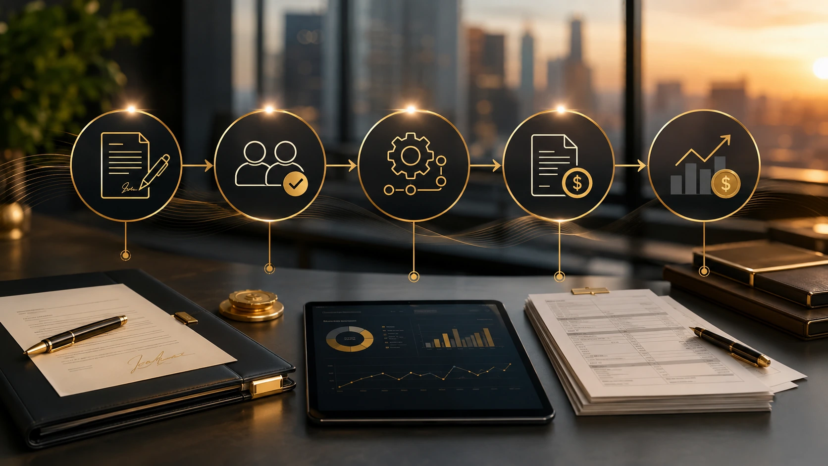 Contract-to-cash and revenue control